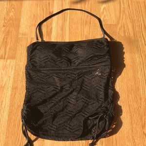 black lace bikini top